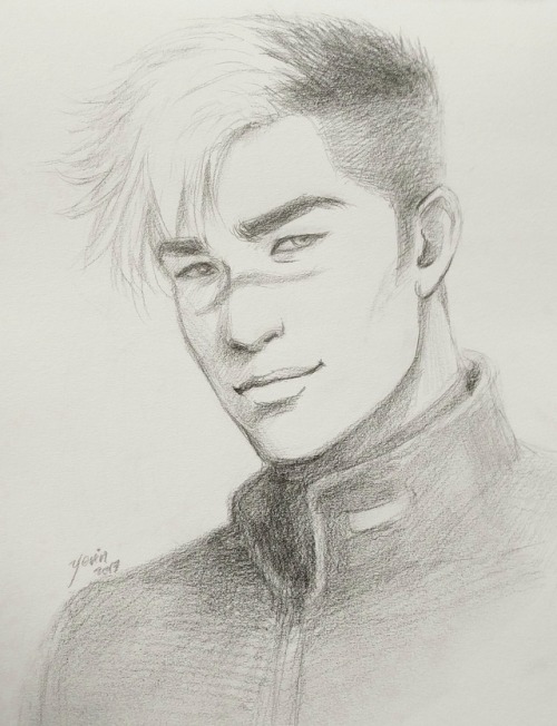 slugette: Just a quick pencil sketch of Shiro from Voltron, I’ve been binge watching all weeke