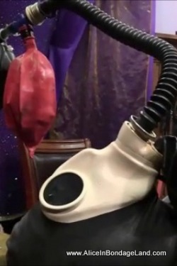 mistressaliceinbondageland:  Think of this as kinky meditation practice in complete  immobilizing sensory deprivation rubber bondage!!!  http://www.aliceinbondageland.com  