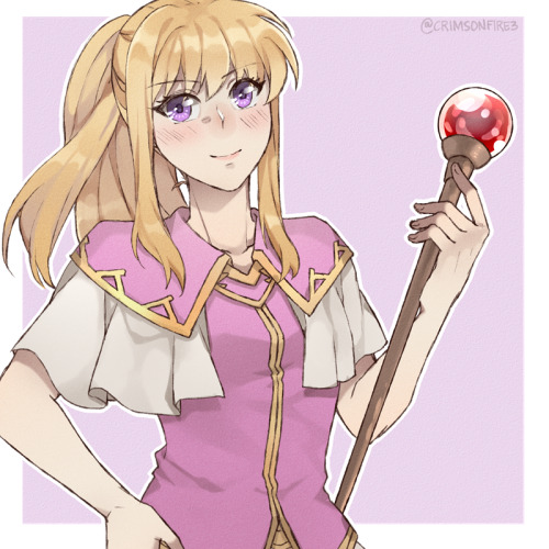  30 Days of FE Clerics or Priests To heal you during quarantine Day 18: Clarine from Binding Blade /