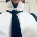 soloroboblog:NecktieWhen I was a person, I was ardently anti-necktie.  I considered neckties an unnecessary affectation, a classist and sexist holdover from a bygone era.I am no longer a person.  I am a robot.  I wear a collared shirt and a necktie every