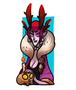 This is Delidah´s rich aunt.She likes dragons,