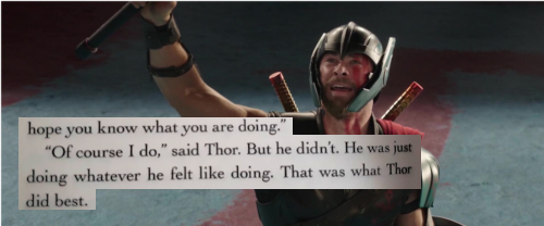 thesmartbluebox:Thor: Ragnarok + Neil Gaiman’s Norse Mythology