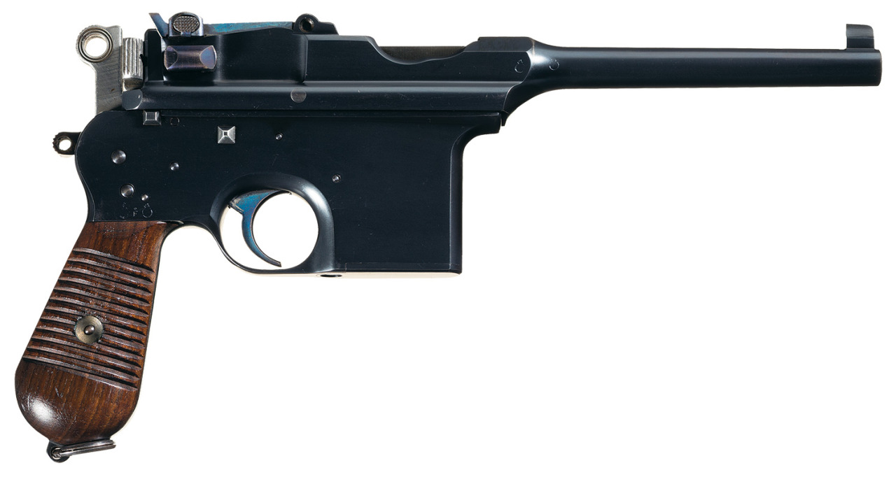 peashooter85:  Spanish produced Astra Model 900 Chinese contract broomhandle pistol