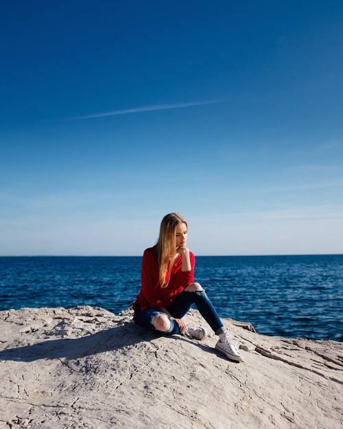 Petra, the blue sea and the white Croatian stone.  Can&rsquo;t wait to be in Rovinj at the end o