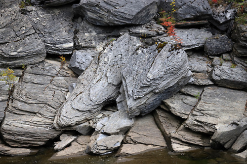 Shaped by water. Ristafallet in Jämtland, Sweden.