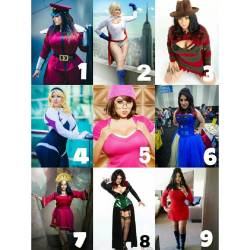 Ivydoomkitty:  @Alamocitycon Attendees: It’s Time To Cast Your Vote On Which Costumes