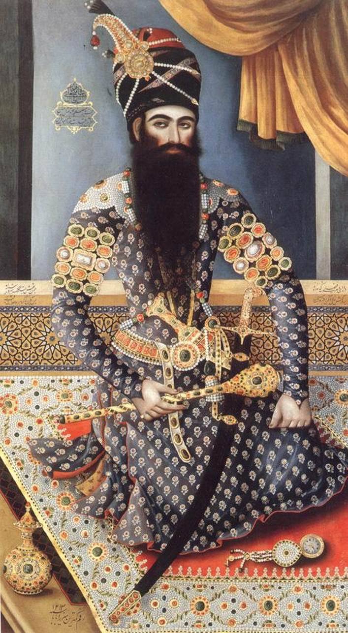   Fath-Ali Shah Qajar (1772-1834), the second Qajar Shah of Persia. He reigned from