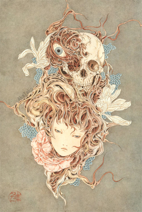 “Hallutination” (2012) by Takato Yamamoto. Printed in his 2018 book NOSFERATU with 60+ a