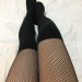 alice-elsa:Fishnet and nude dance tights layered + some black thigh high socks x