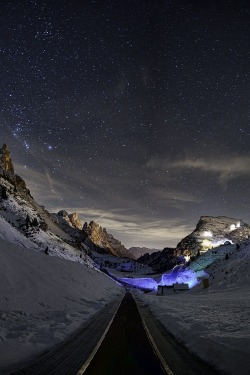 ponderation:  Dolomiti by night. by Gio_Tarantini  