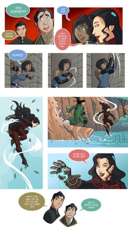 jake-richmond:  Here’s my whole “Power Couple” story form my ongoing Asami Loves Korra comic.I hear Dark Horse Comics is making some Korrasami comics.  Holy shit I would like to draw some of those. Even just a few pages. Please Dark Horse Comics?