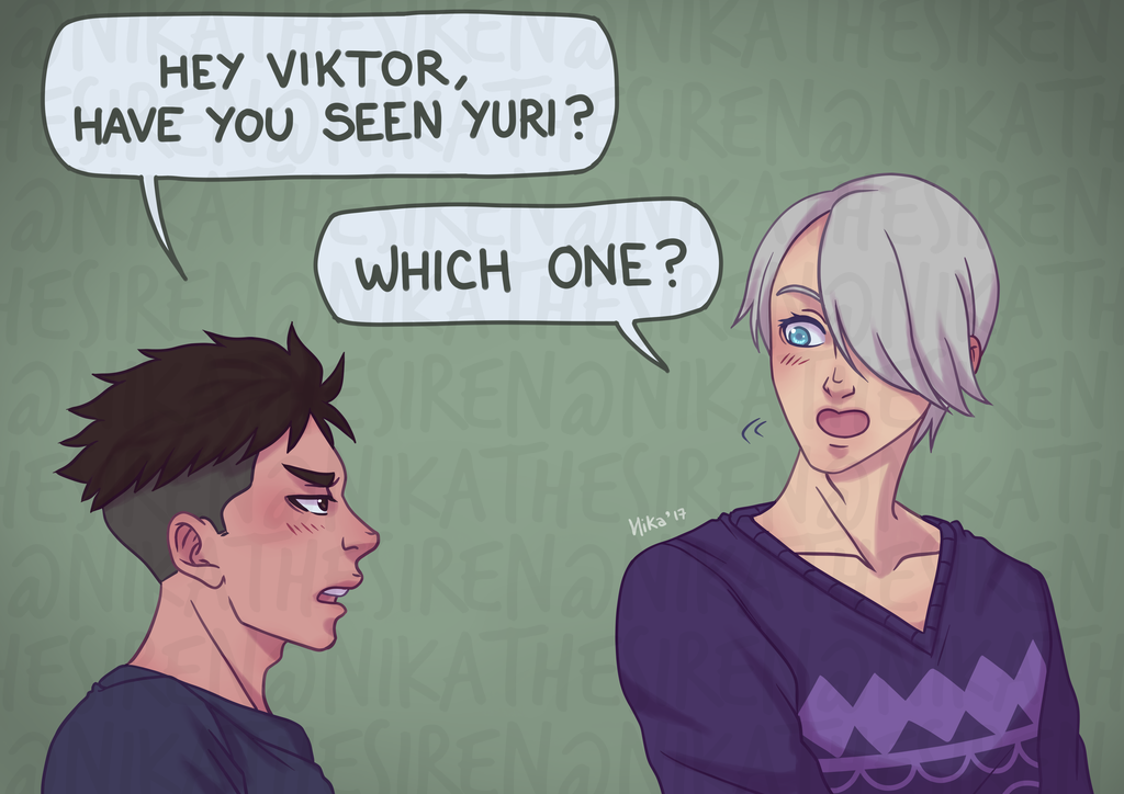 nikathesiren:  When you’re looking for your Yuri 😳💖Based on this (by @d2diamond).