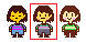 spacialfries:i decided to fuse frisk and chara and i came out with this 