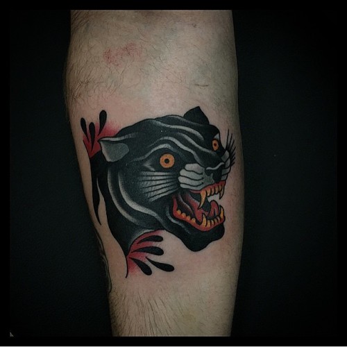 oldlinesblog: #tattoo by @jaybreentattooer  #tattoos #tattooart #tradition #traditional #colortattoo