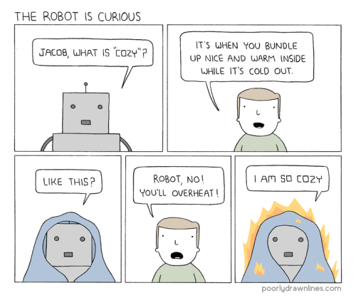 stability:  Cozy Robot