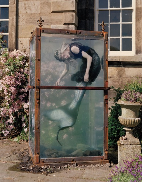 steampunktendencies:“Far, far from land” Photographs by Tim Walker - Model Kristen MacMenamy