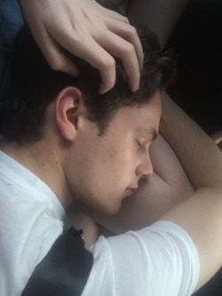 cosettee:  he fell asleep on the way home from the beach 