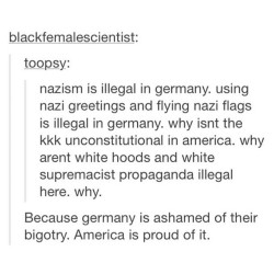 alwaysbewoke:Nailed it. #racism #amerikkka