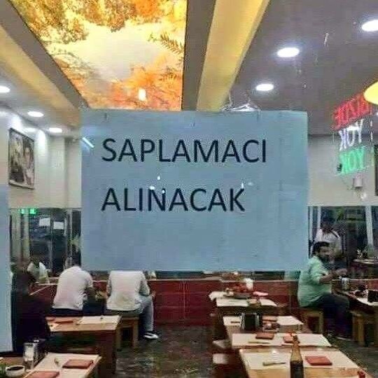 SAPLAMACI
ALINACAK