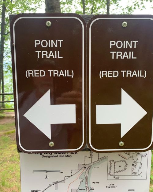 Thanks, signs. Very helpful. (at Big Bay State Park)
https://www.instagram.com/p/Cf9Yu9ZOcYM/?igshid=NGJjMDIxMWI=