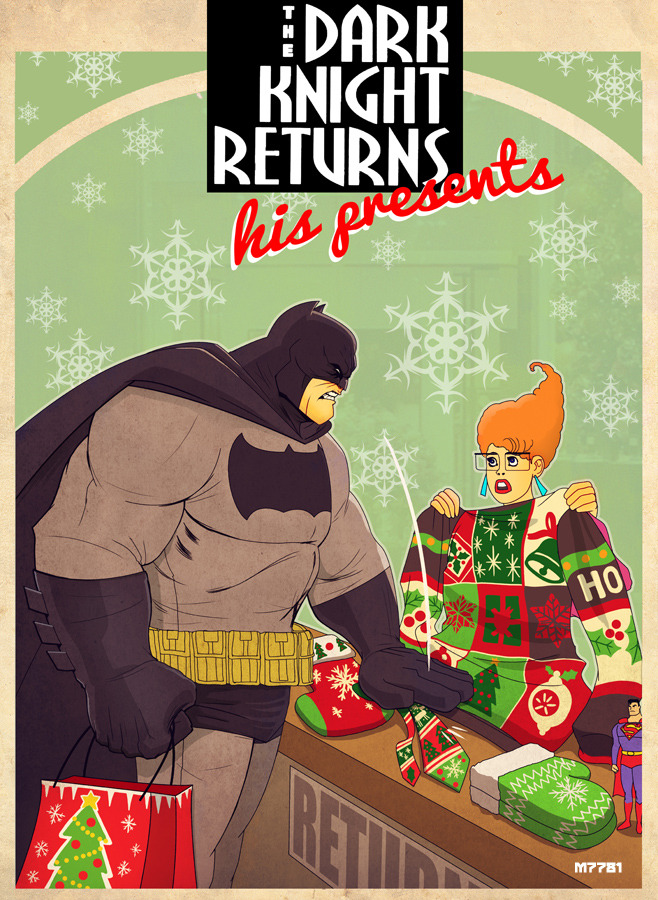 herochan:  The Dark Knight Returns… his Presents Created by Marco d’alfonso Website || DeviantArt || Tumblr
