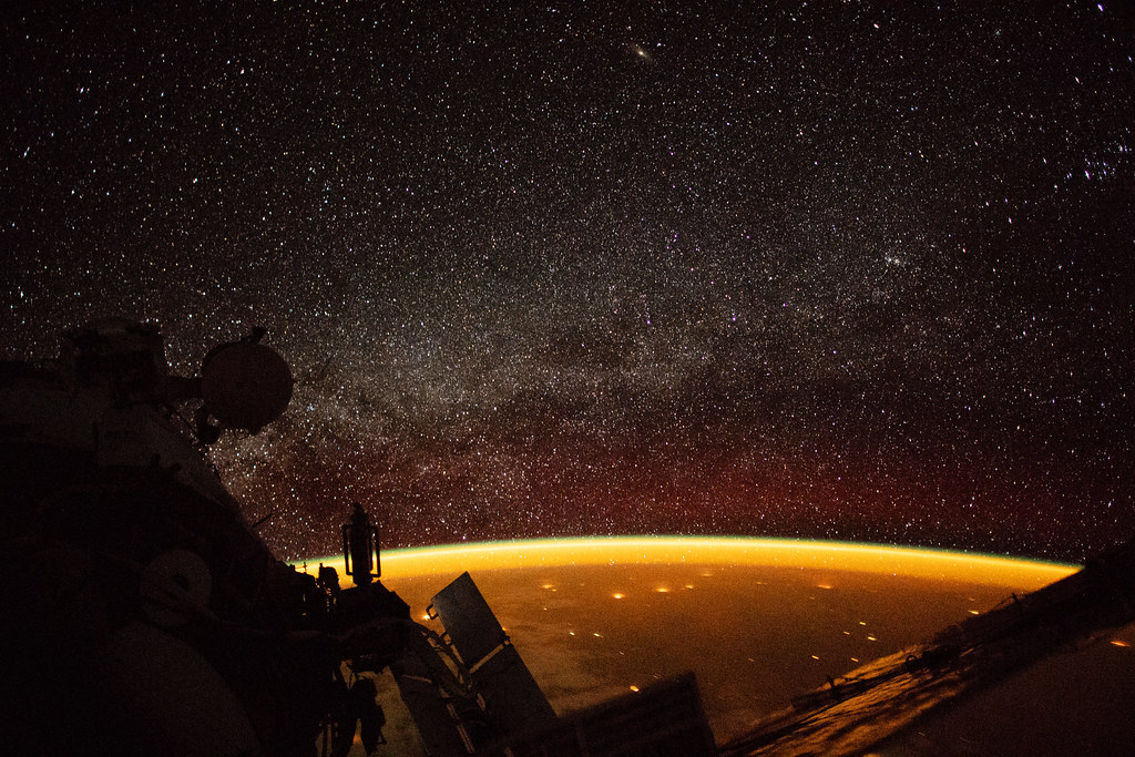Earth Enveloped in Airglow by NASA’s Marshall Space Flight Center