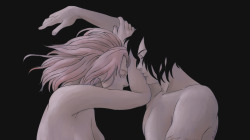 kayurka:  Sasusaku Month 2015Day 13 - 2am__Commissions