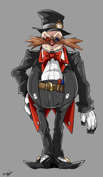 aimf0324:  【SONIC:黒装束エッグマンのデザイン】