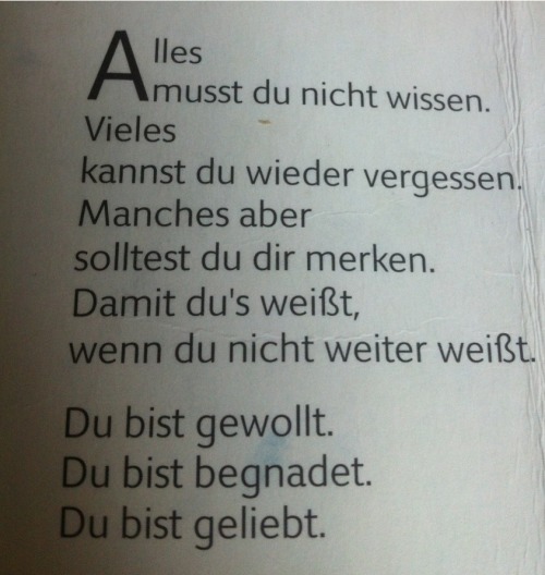 werd mal wieder glücklich