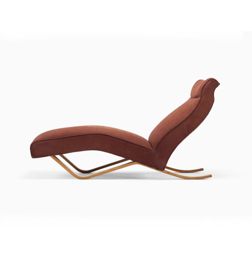 Carl Anderson &amp; Ross Bellah, chaise, 1942. USA. Via Wright. This lounge chair – originally in ra