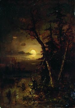 art-yeti:  Julius Klever, Moonlit Night;