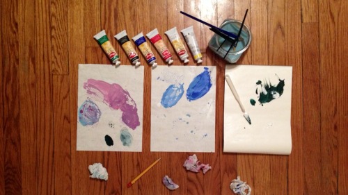 thesmilingfray:  Guys I just did my first painting!!!!!! Pretty stoked I haven’t fallen asleep. Haha now I’m gonna go to sleep. 