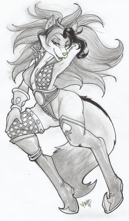 Patreon slot for a traditional sketch!Aura Sparks in a harlequin outfit ♥(ended up doing the line art too)Edit: Now scanned <3