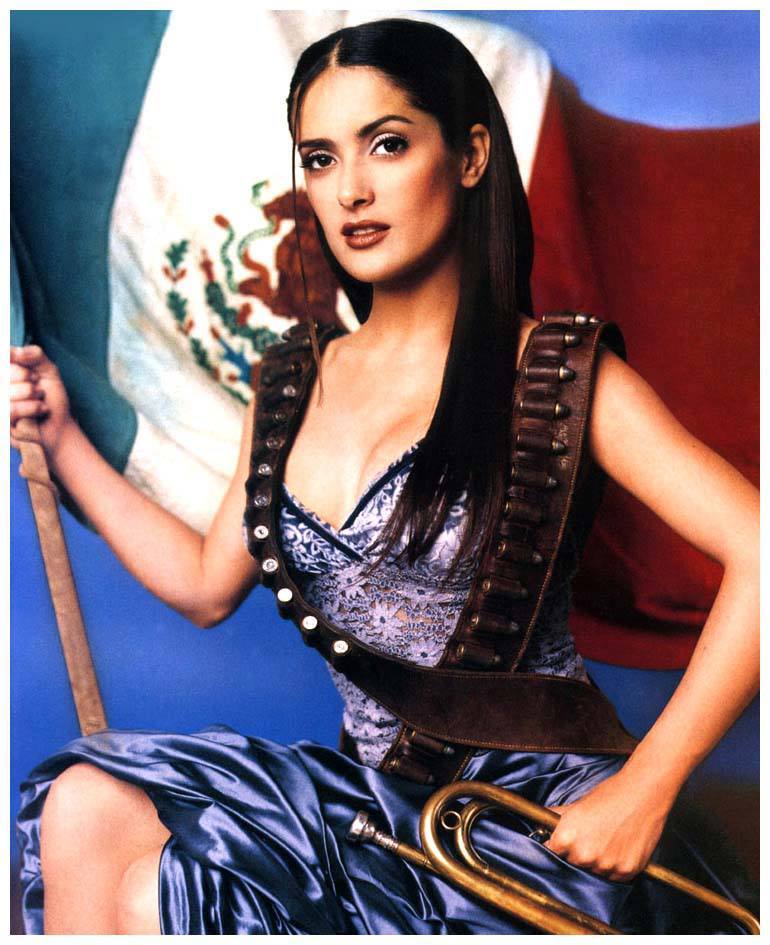  Salmita Hayek, cuando aún sentía orgullo de ser mexicana  ??¡MEXICANA HASTA