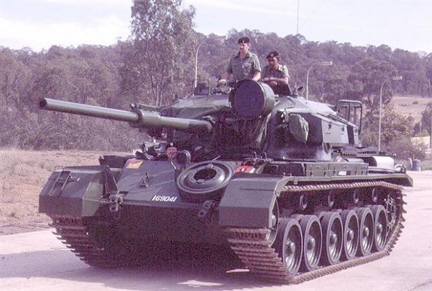 lockheed-martini:  Australian Army Centurion Mk 3-1   169041, nicknamed the “Atomic