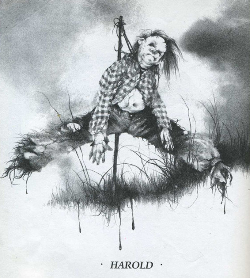 ubernoir:  Illustration from the book “Scary Story To Tell In The Dark” illustrator “ Stephen Gammell”