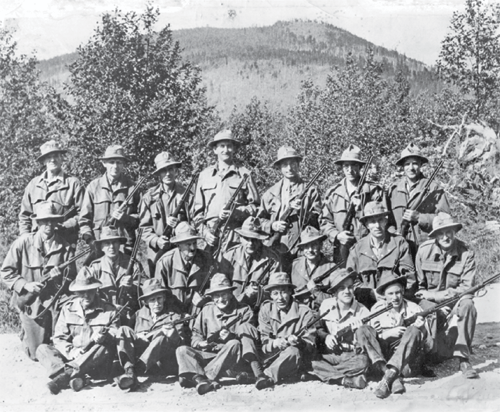 Canadian Pacific Coast Militia Rangers (PCMR), British Columbia, World War II.