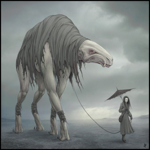 Jflaxman aka James Flaxman (Australia) - Morning Walk, 2015  Digital Arts: Mixed Media