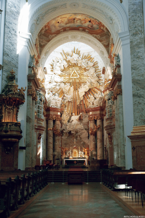 artschoolglasses:Inside KarlskircheVienna, Austria