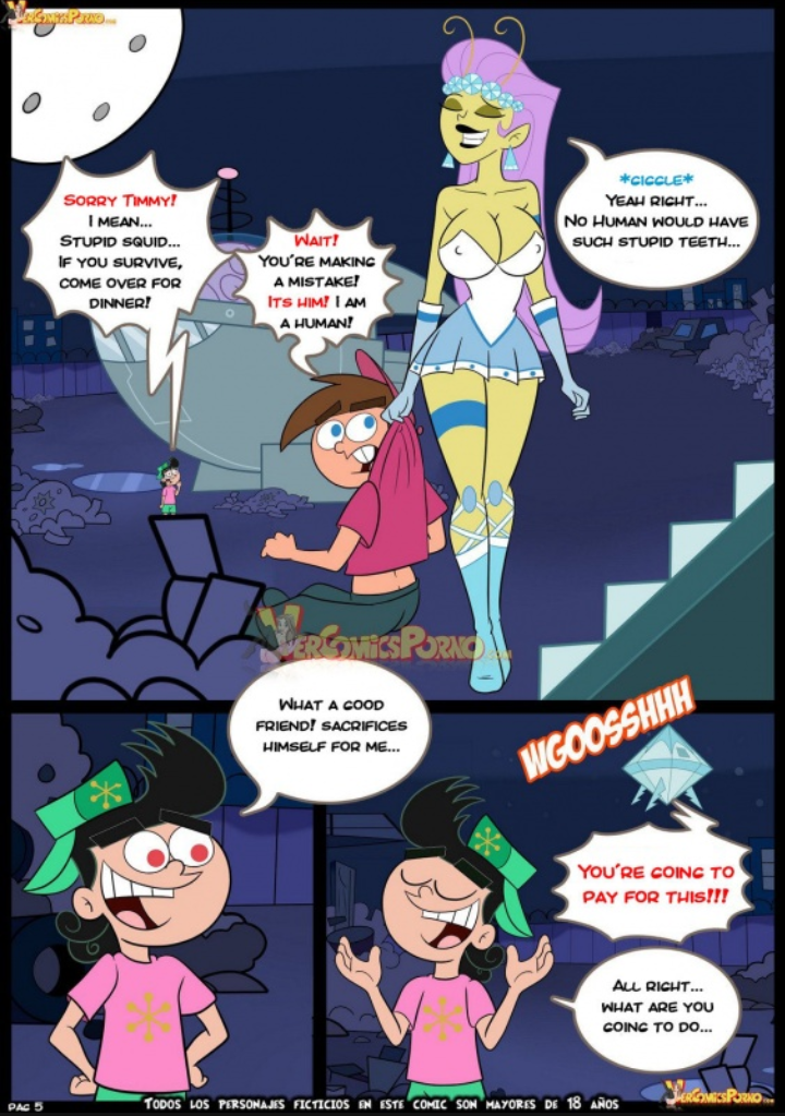 hentai-doujinshi-art:  Fairly odd parents doujinshi, Breaking the rules 4(A sexy