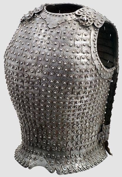 German cuirass made to look like lamellar armor, 15th century.