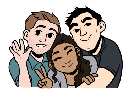 mobylace:Some of my favorite supernatural trios!  - Annie, Mitchell, and George