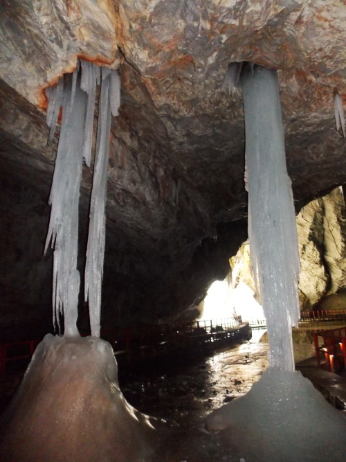 Scărișoara Ice Cave, Apuseni Mountains / Romania.