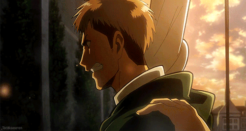 tatakaeeren:Jean being calmed down by Levi and Erwin. I love it (▰˘◡˘▰)