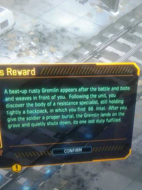 I’M GOING TO FUCKING CRY (Gremlins are floaty robot buddies to specialist class soldiers)