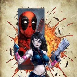 #deadpool #domino #marvel #marvelcomics