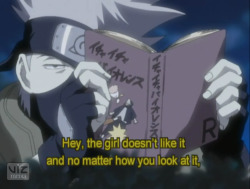 the-beautiful-fools:  Kakashi being chill