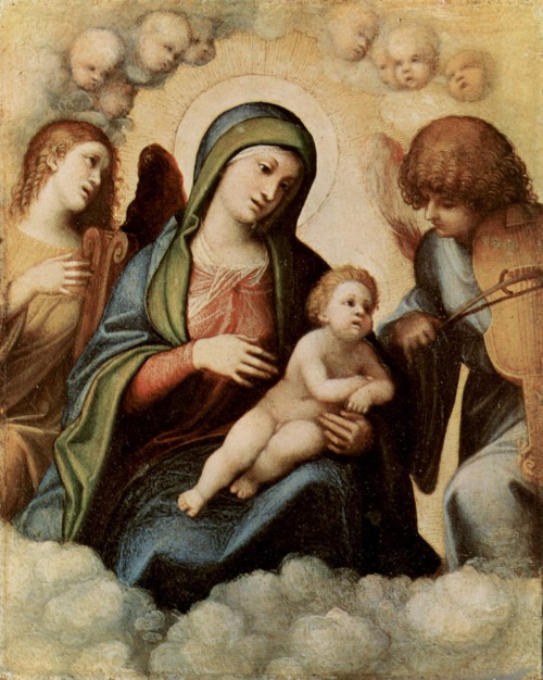 Art History Meme : [2/6] Evolution of Madonna and Child  Antonio Da Correggio (1489-1534) 