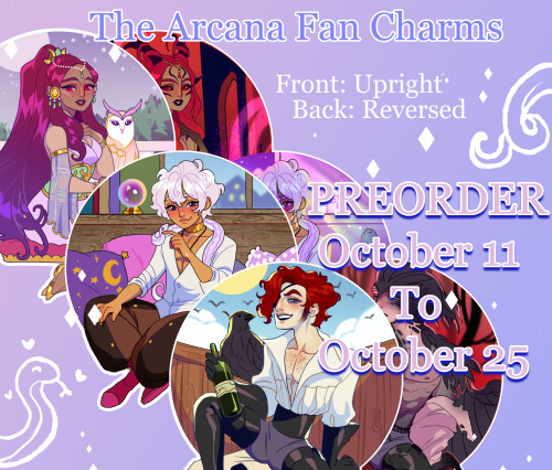 cakiebakie:cakiebakie:Hello!!! I have some arcana charms up for preorders tomorrow! :3 Starts at mid
