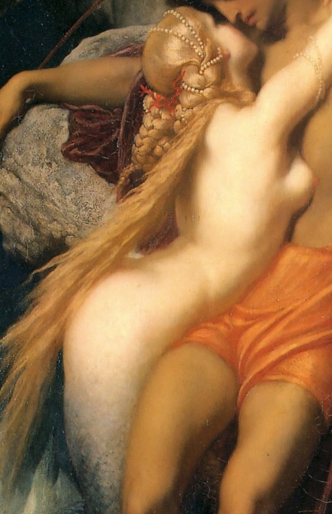 tierradentro: “The Fisherman and the Siren&ldquo; (detail), c.1856-58, Frederick Leighton.